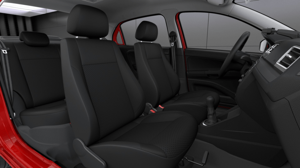 interior do Volkswagen Voyage 2021 