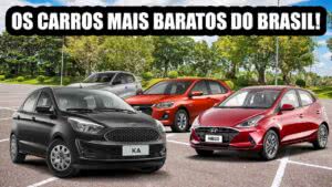 Carros Mais Baratos de 2021: Lista Completa!