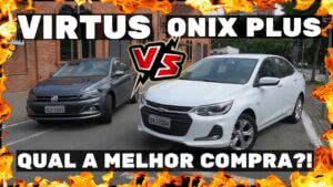 Chevrolet Onix Plus ou VW Virtus: Qual o Melhor? Comparativo!