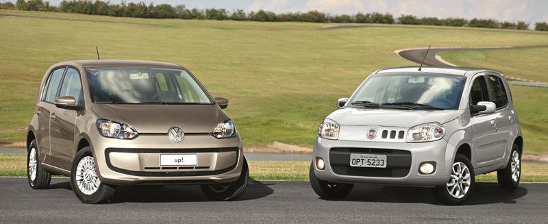 Fiat Mobi ou VW up! 2024: Preços, Itens, Consumo e Ficha técnica