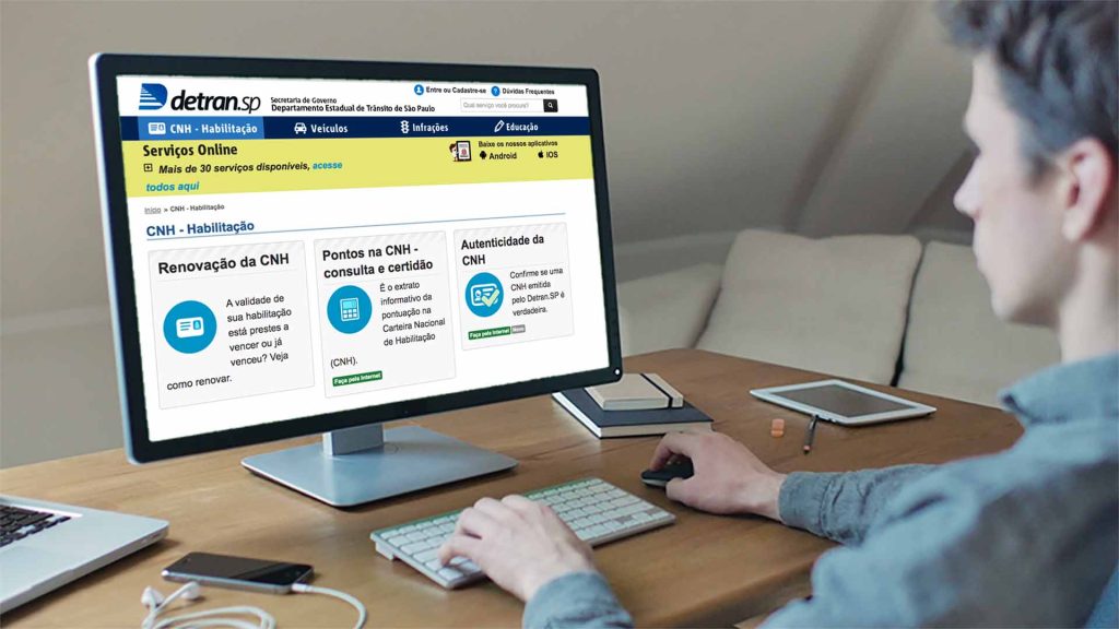 como renovar CNH de forma online